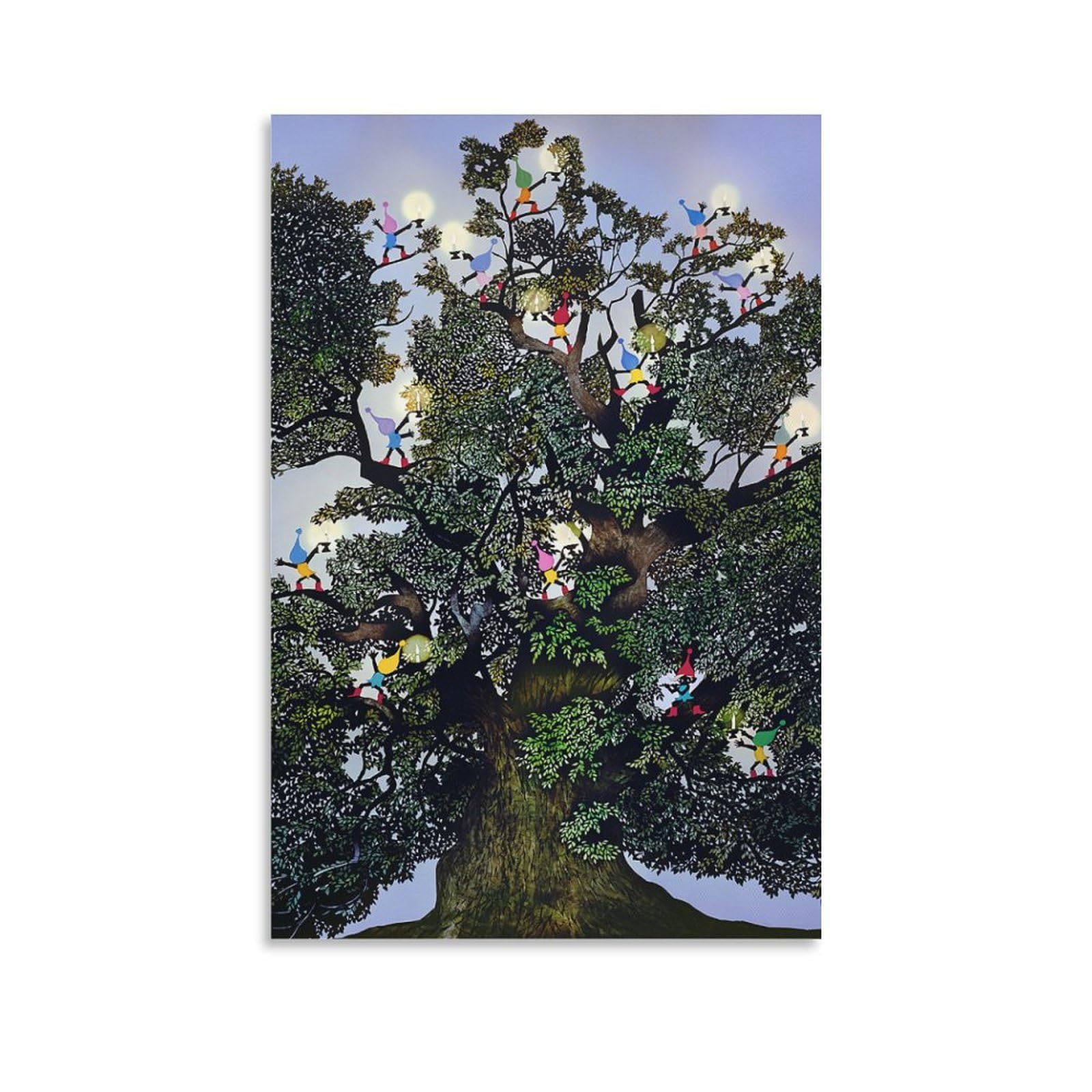 楽天市場】藤城清治 ポスターの通販 新品】藤城清治「樹齢1500年大クス癒し